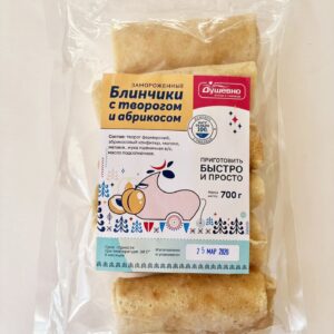 Изображение Блины с творогом и абрикосом 700 гр. 6 шт.